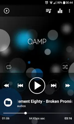 Mp3 player - Qamp android App screenshot 0