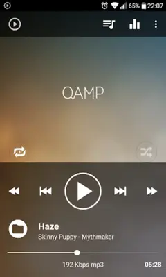 Mp3 player - Qamp android App screenshot 3