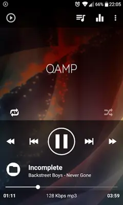 Mp3 player - Qamp android App screenshot 4